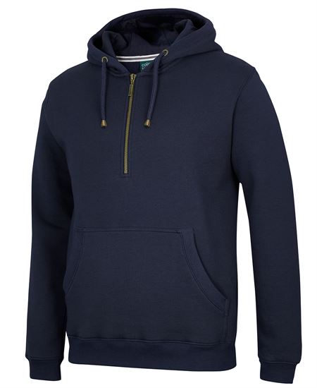 C OF C 1/2 BRASS ZIP HOODIE