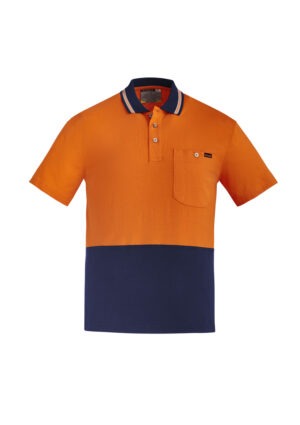 Mens Hi Vis Cotton S/S Polo Mens Hi Vis Cotton S/S Polo
