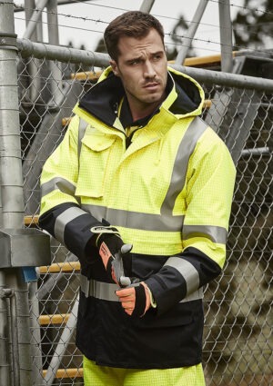 Mens FR Arc Rated Anti Static Waterproof Jacket Mens FR Arc Rated Anti Static Waterproof Jacket