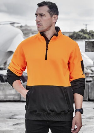 Unisex Hi Vis Half Zip Pullover Unisex Hi Vis Half Zip Pullover