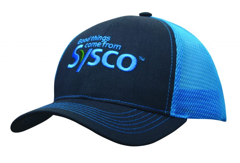 Brushed Cotton/Mesh Back Two-Tone Cap
