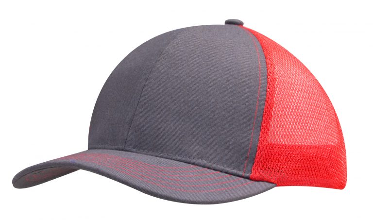 Brushed Cotton/Mesh Back Two-Tone Cap - Image 8