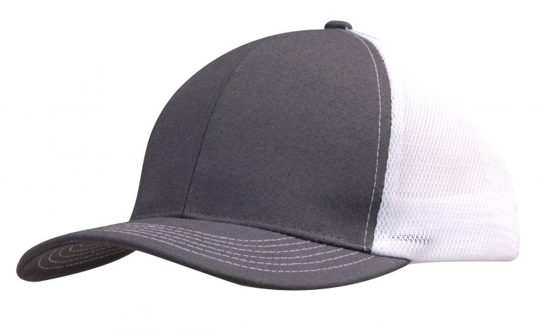 Brushed Cotton/Mesh Back Two-Tone Cap - Image 10