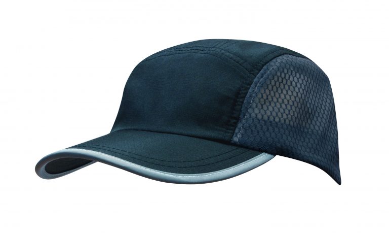 Sports Rip Stop Cap with Mesh Side Panels - Image 3