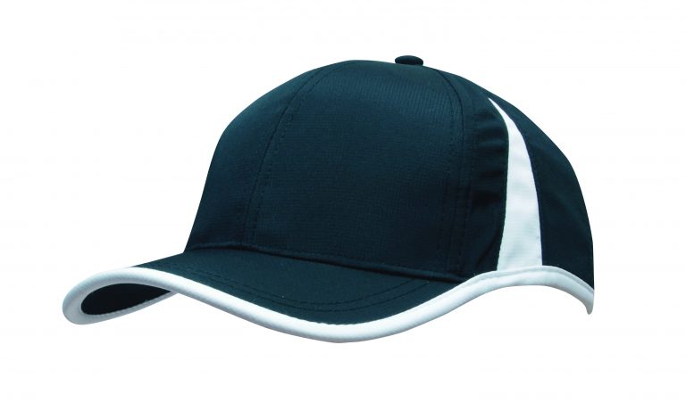 Sports Rip Stop Cap with Contrast Peak & Crown Inserts/Trim - Image 3