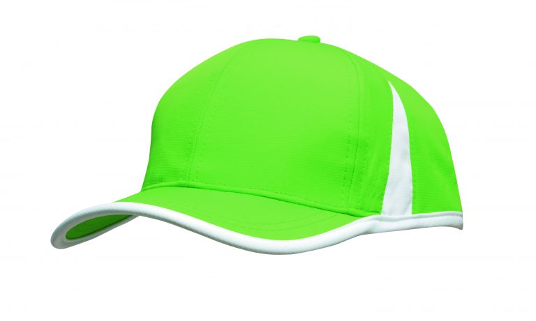 Sports Rip Stop Cap with Contrast Peak & Crown Inserts/Trim - Image 4