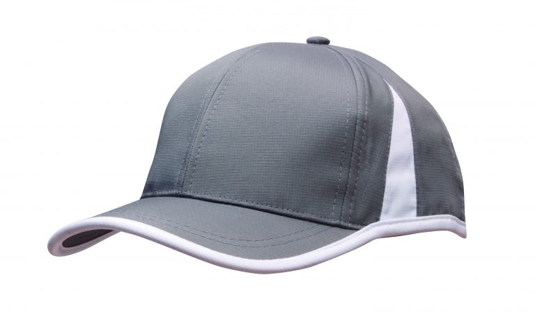 Sports Rip Stop Cap with Contrast Peak & Crown Inserts/Trim - Image 5