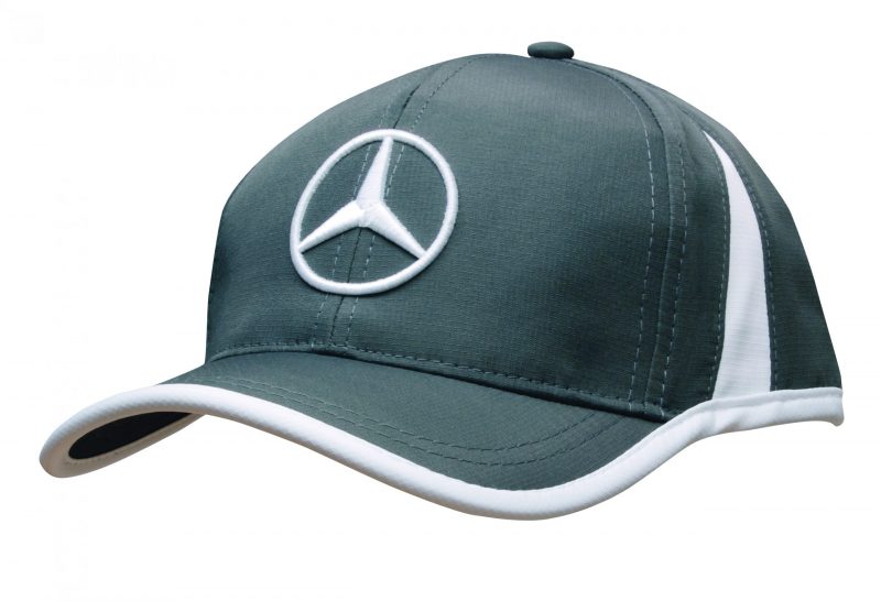 Sports Rip Stop Cap with Contrast Peak & Crown Inserts/Trim