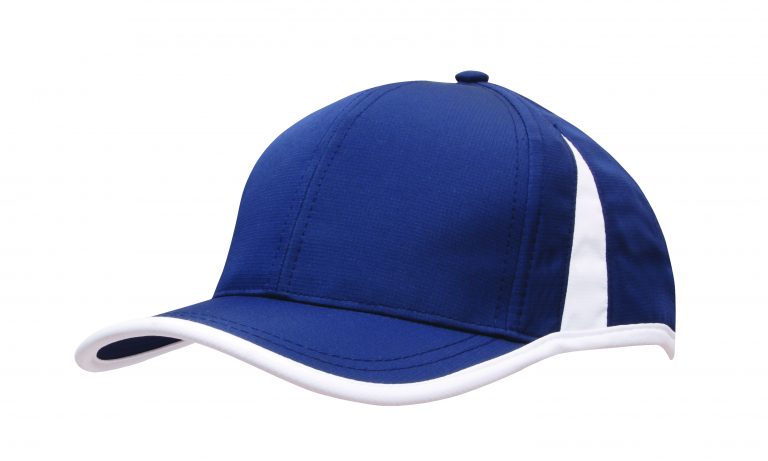 Sports Rip Stop Cap with Contrast Peak & Crown Inserts/Trim - Image 7