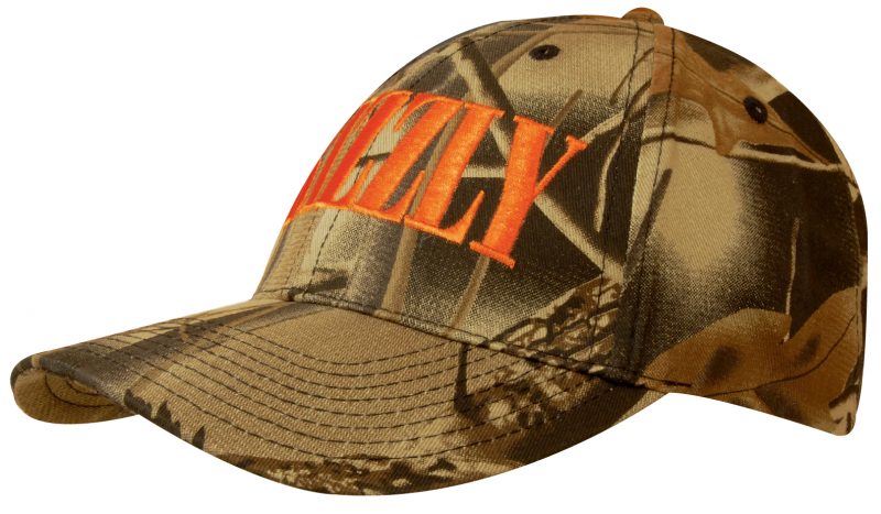 Leaf Print Camouflage Cotton Twill Cap