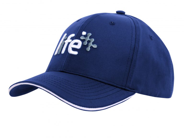 Ripstop Sports Cap with Sandwich Peak Trim