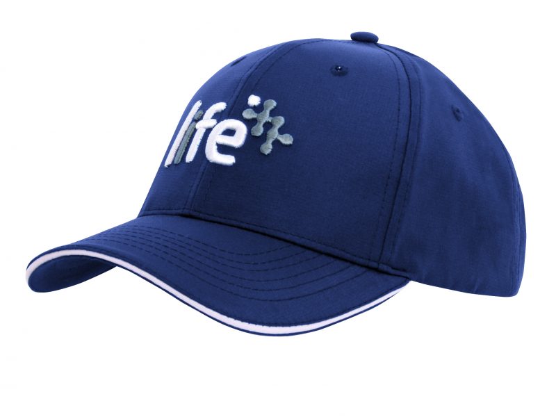 Ripstop Sports Cap with Sandwich Peak Trim