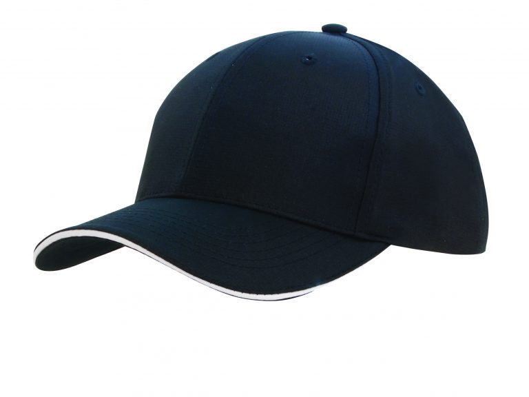 Ripstop Sports Cap with Sandwich Peak Trim - Image 4