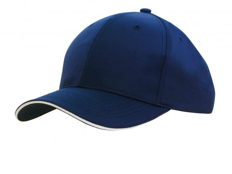 Ripstop Sports Cap with Sandwich Peak Trim - Image 6