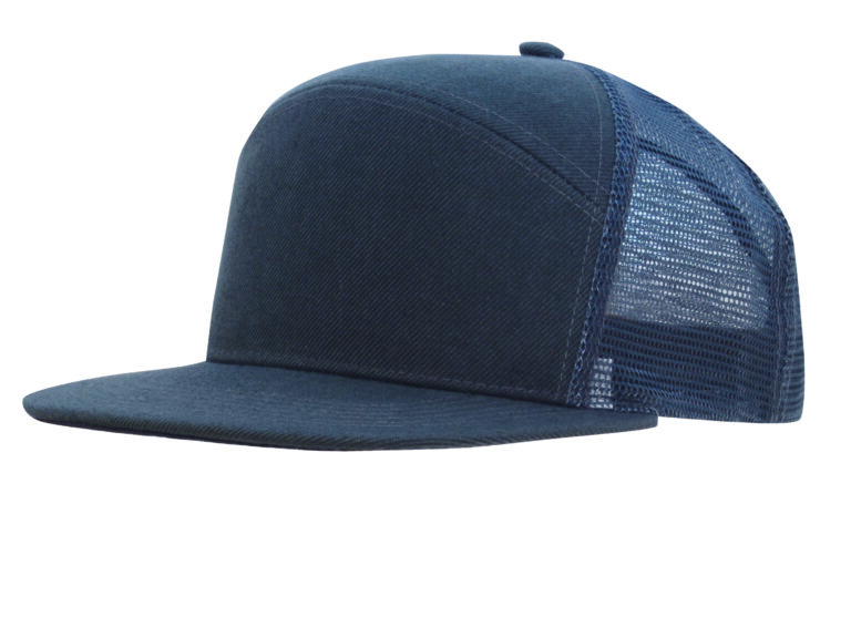 American Twill A Frame Cap with Mesh Back - Image 5