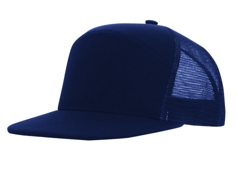 American Twill A Frame Cap with Mesh Back - Image 3