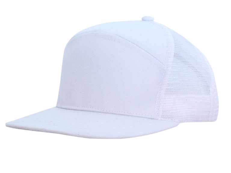 American Twill A Frame Cap with Mesh Back - Image 2