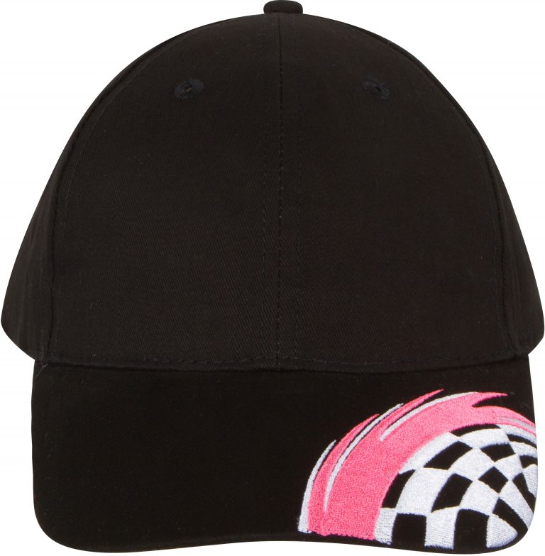 Brushed Cotton Cap with Swoosh & Check Embroidery - Image 5