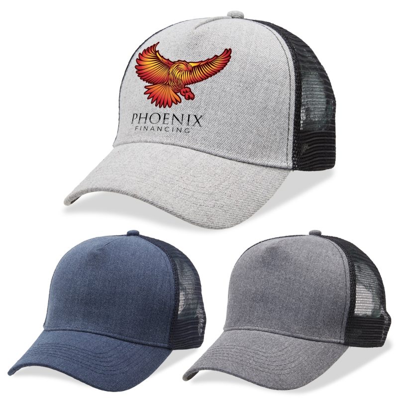Heathered Mesh Trucker
