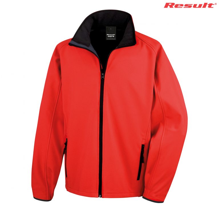 Result Core Mens Printers Soft Shell - Image 3