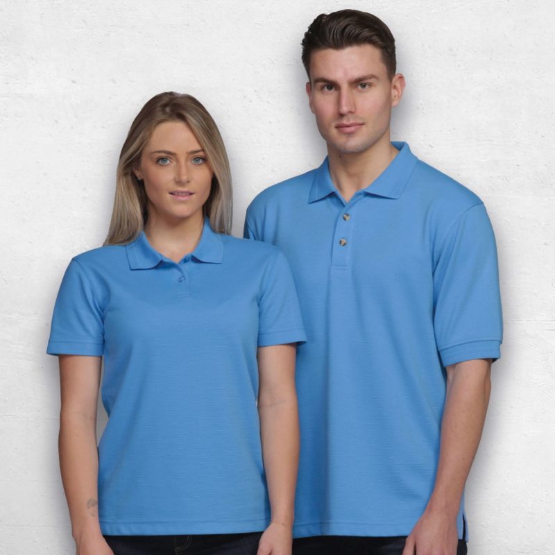 Jacquard Ottoman Balmoral Polo - Mens