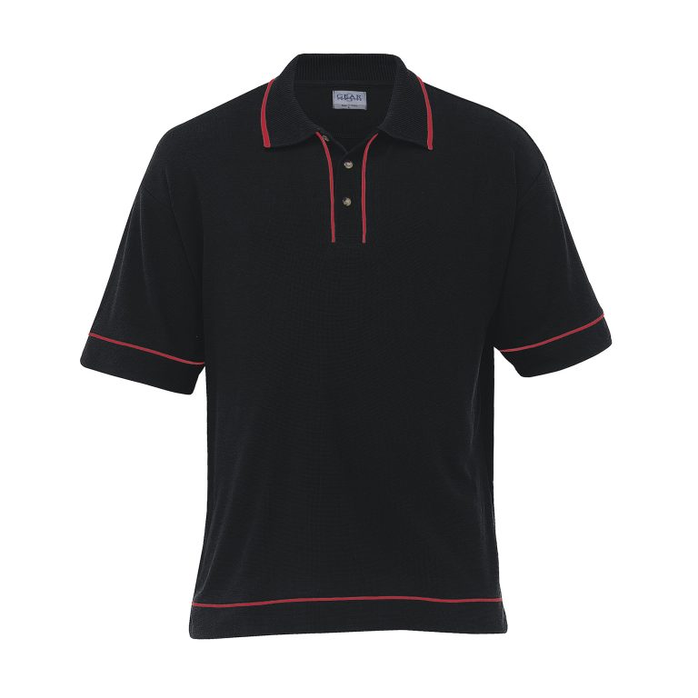 Retro Waffle Polo - Mens - Image 4
