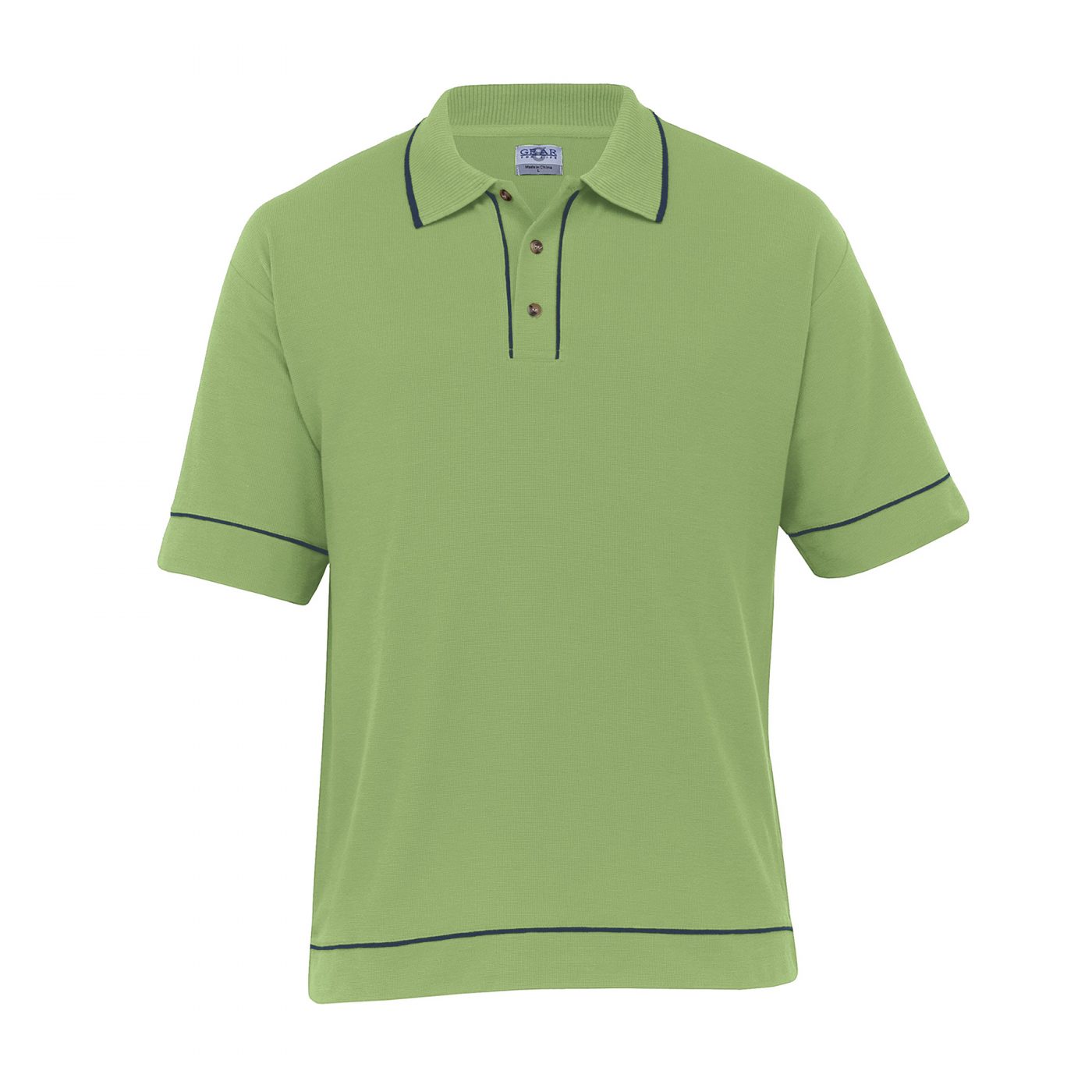 Retro Waffle Polo Mens