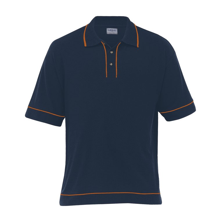 Retro Waffle Polo - Mens - Image 7