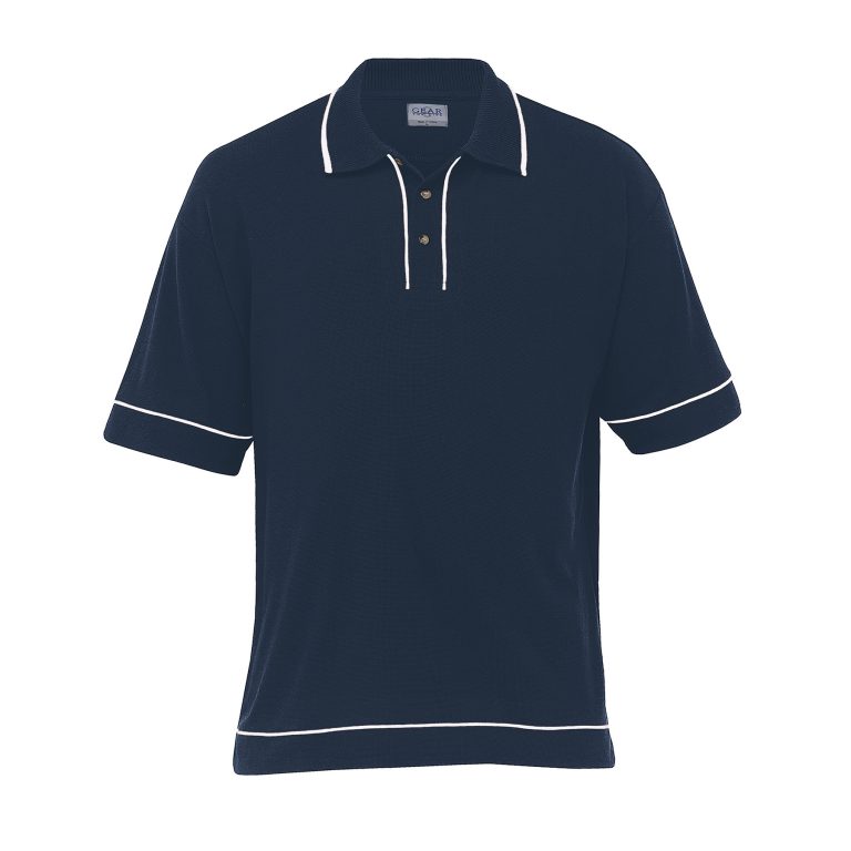 Retro Waffle Polo - Mens - Image 8