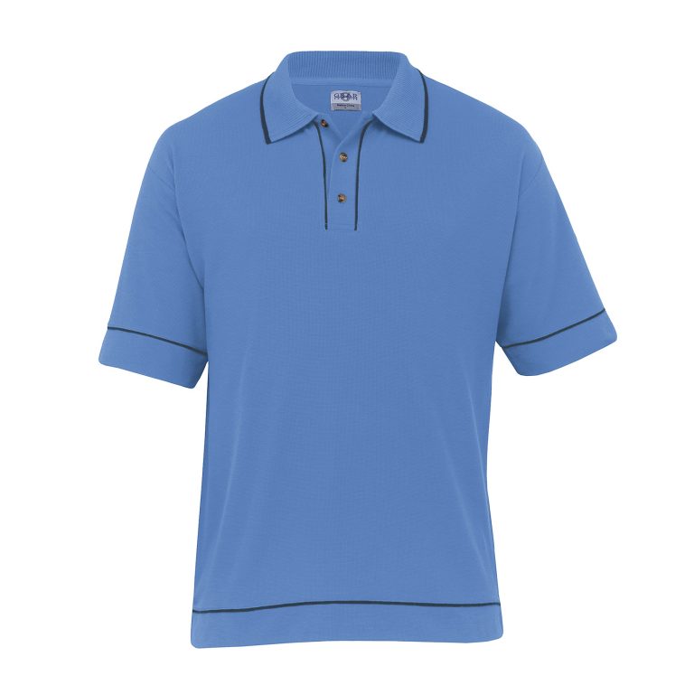 Retro Waffle Polo - Mens - Image 3