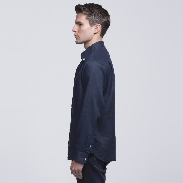 smpli Mens Linen Shirt - Image 11
