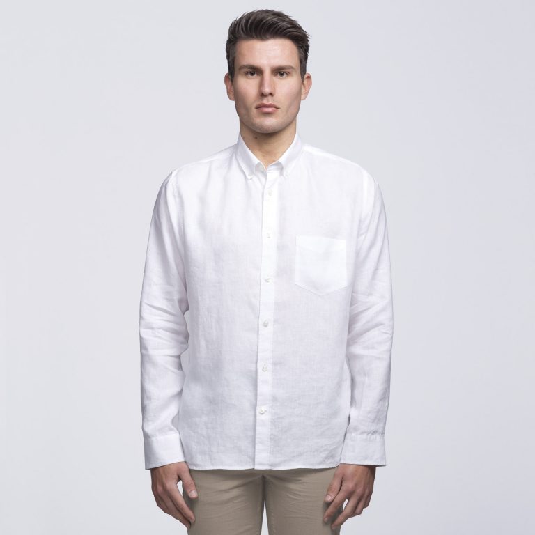 smpli Mens Linen Shirt - Image 6