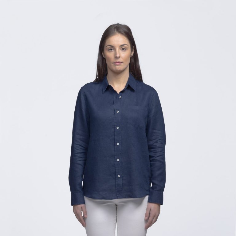 smpli Womens Linen Shirt - Image 5