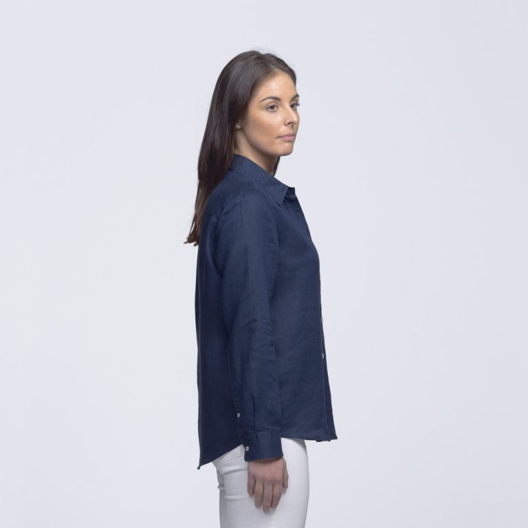 smpli Womens Linen Shirt - Image 9