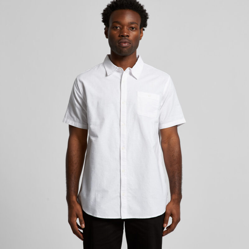 Mens Oxford S/S Shirt - 5407