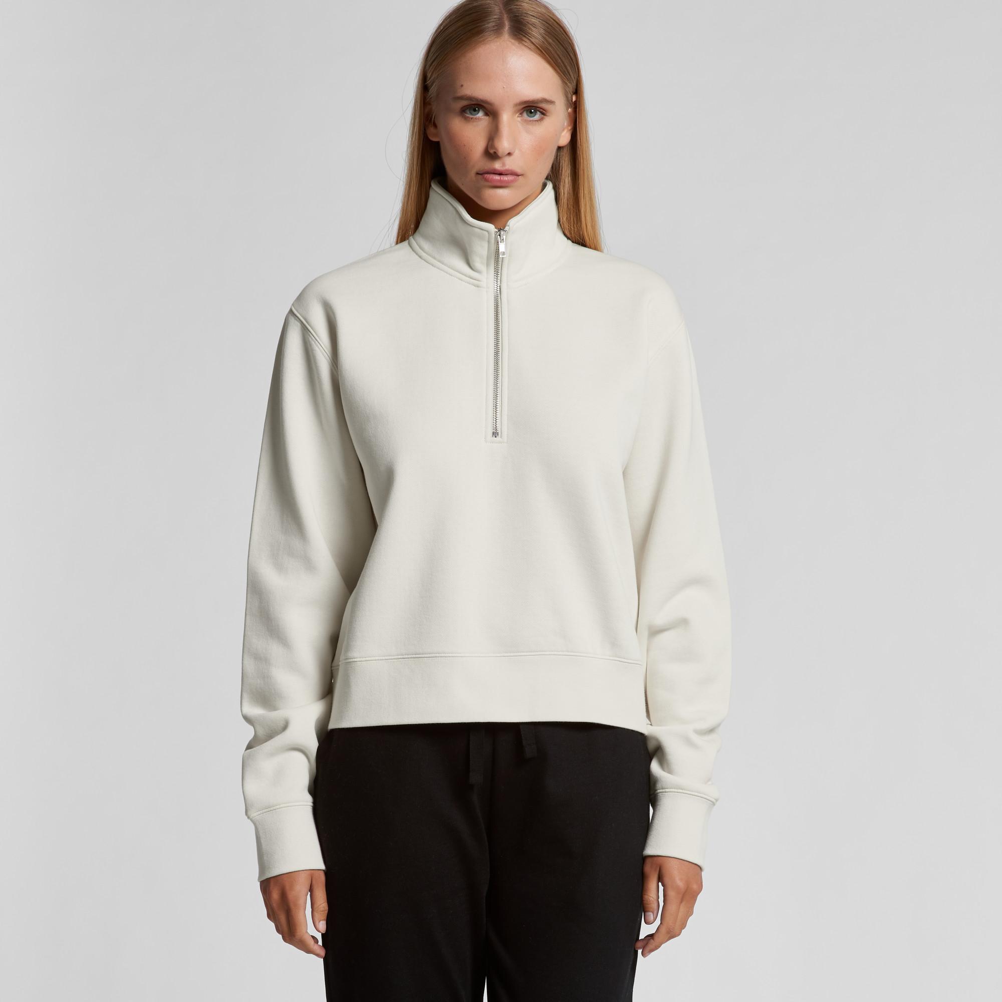 Wo's Half Zip Crew - 4125
