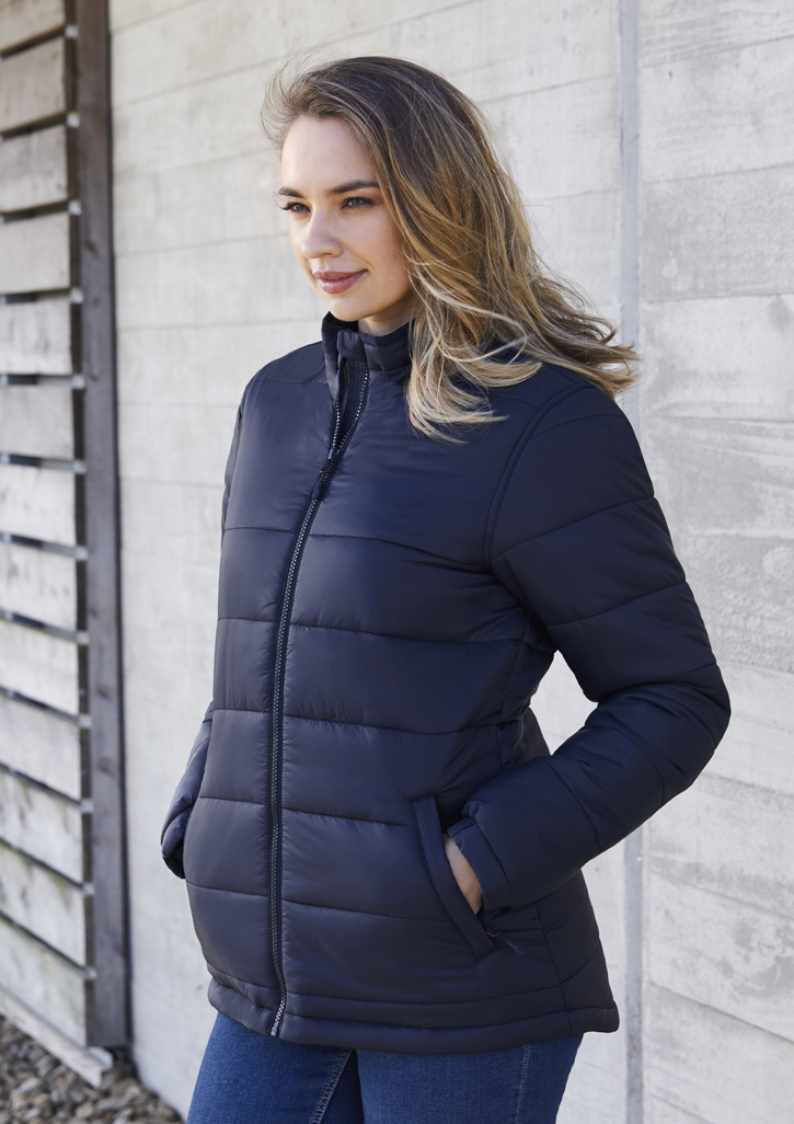 Womens navy hotsell puffer coats