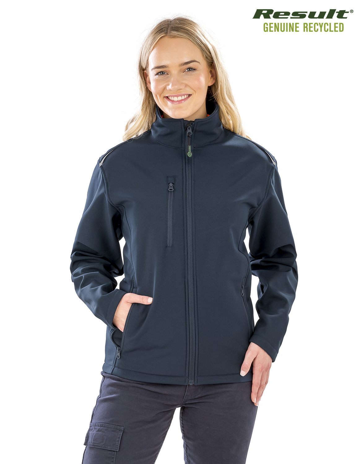 Result Ladies' Printable <b></noscript>Recycled</b> 3-Layer Softshell Jacket