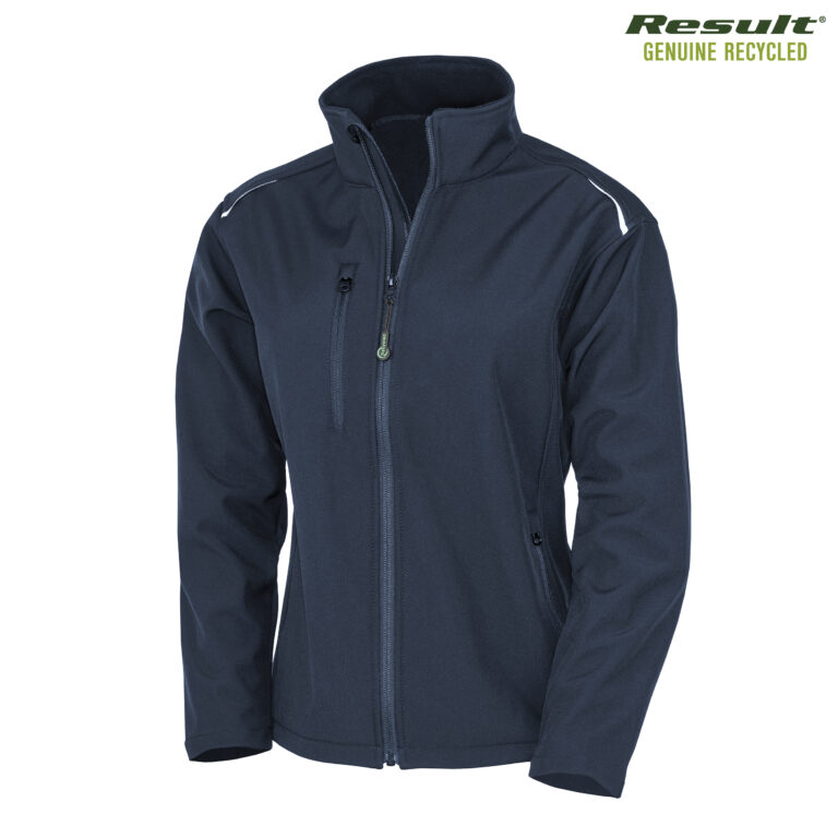 Result Ladies' Printable <b>Recycled</b> 3-Layer Softshell Jacket - Image 2