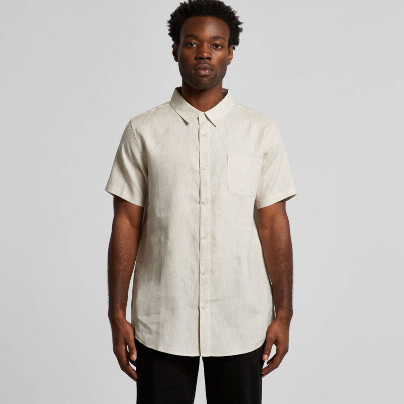 Mens Linen S/S Shirt - 5420