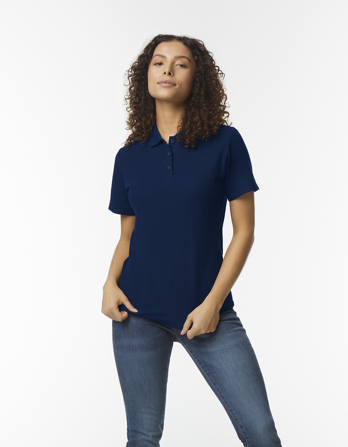 GildanÂ® Softstyleâ¢ Ladies Double PiquÃ© Polo
