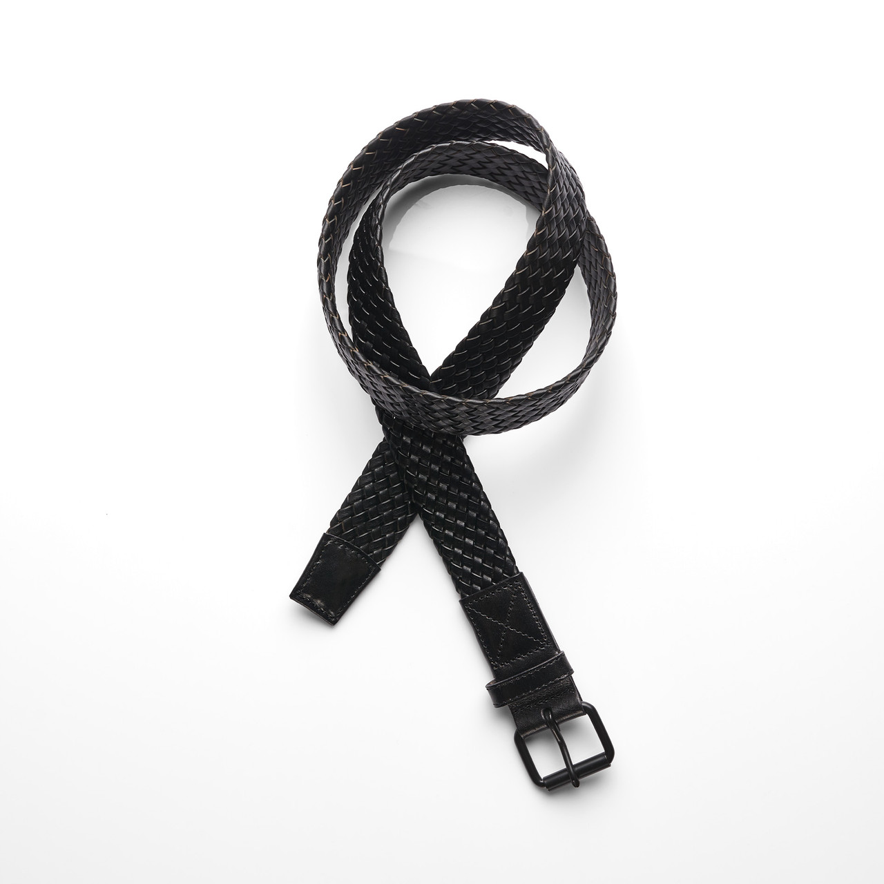 Braided Leather Belt - 1405