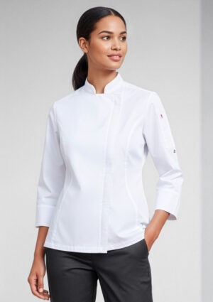 Womens Alfresco Long Sleeve Chef Jacket Womens Alfresco Long Sleeve Chef Jacket