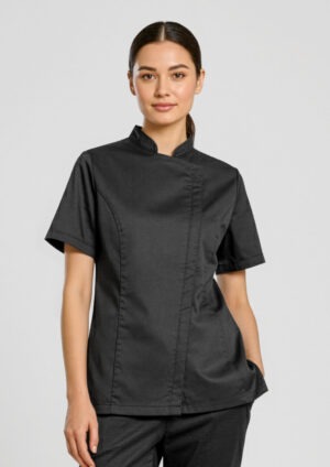 Womens Alfresco Short Sleeve Chef Jacket Womens Alfresco Short Sleeve Chef Jacket