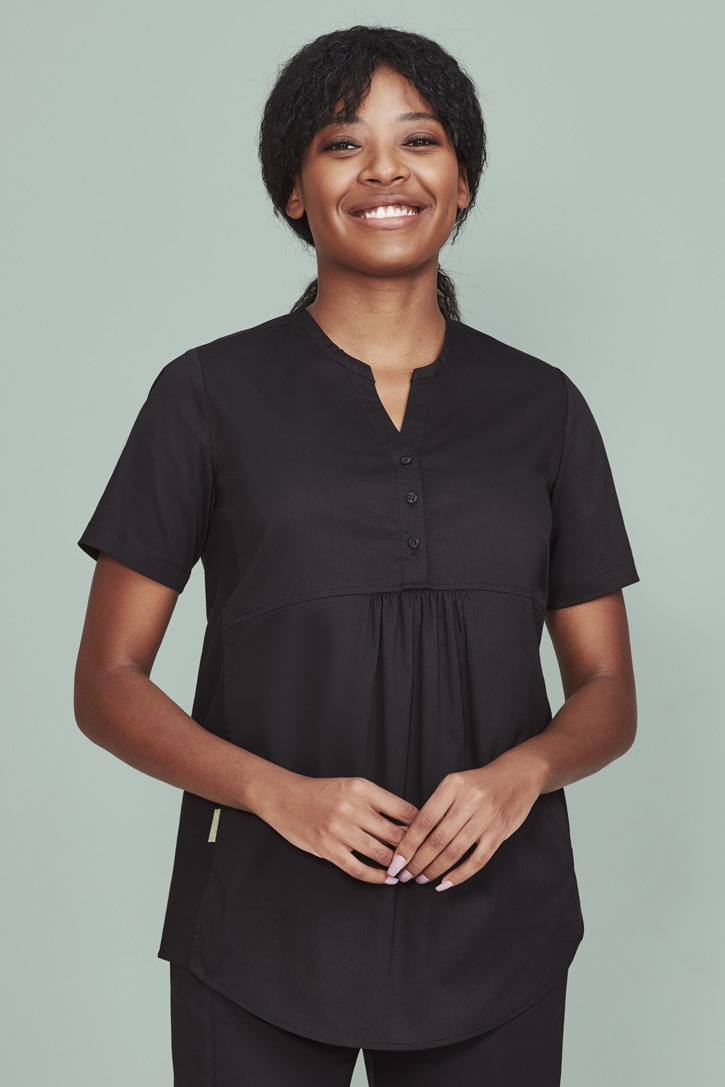 Womens Rose Tunic Scrub Top