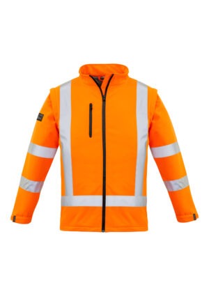 Womens Hi Vis NSW Rail X Back 2 In 1 Softshell Jacket Womens Hi Vis NSW Rail X Back 2 In 1 Softshell Jacket