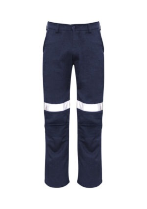 Mens Orange Flame Traditional Style Taped Work Pant Mens Orange Flame Traditional Style Taped Work Pant