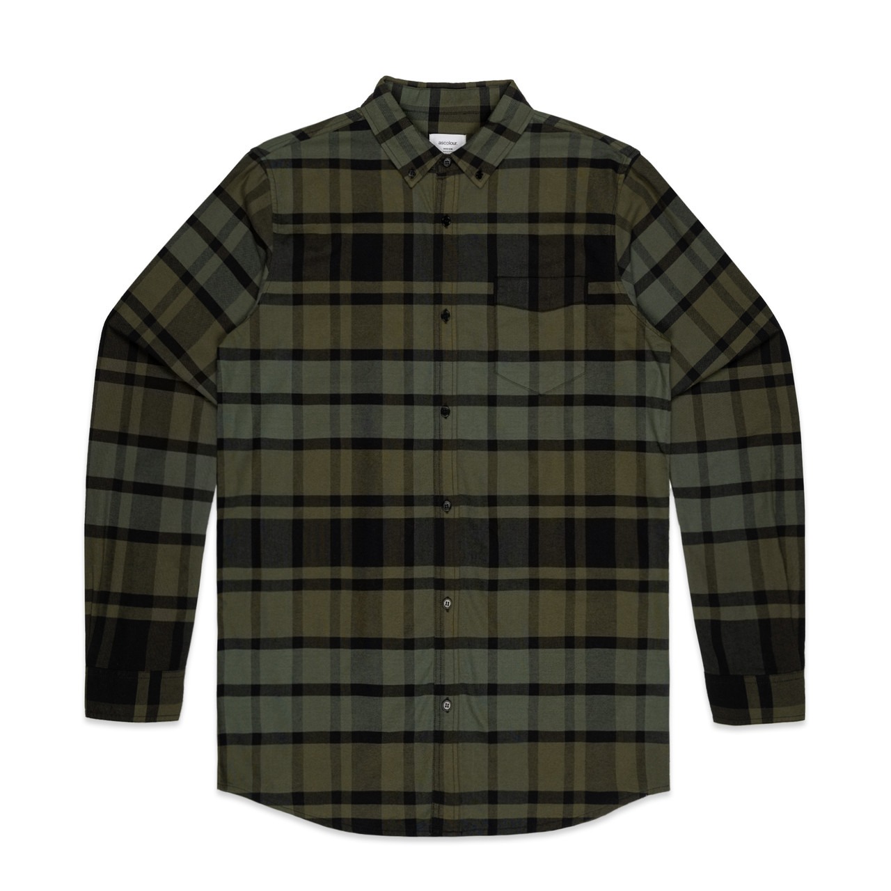 Mens Plaid Oxford Shirt - 5401P