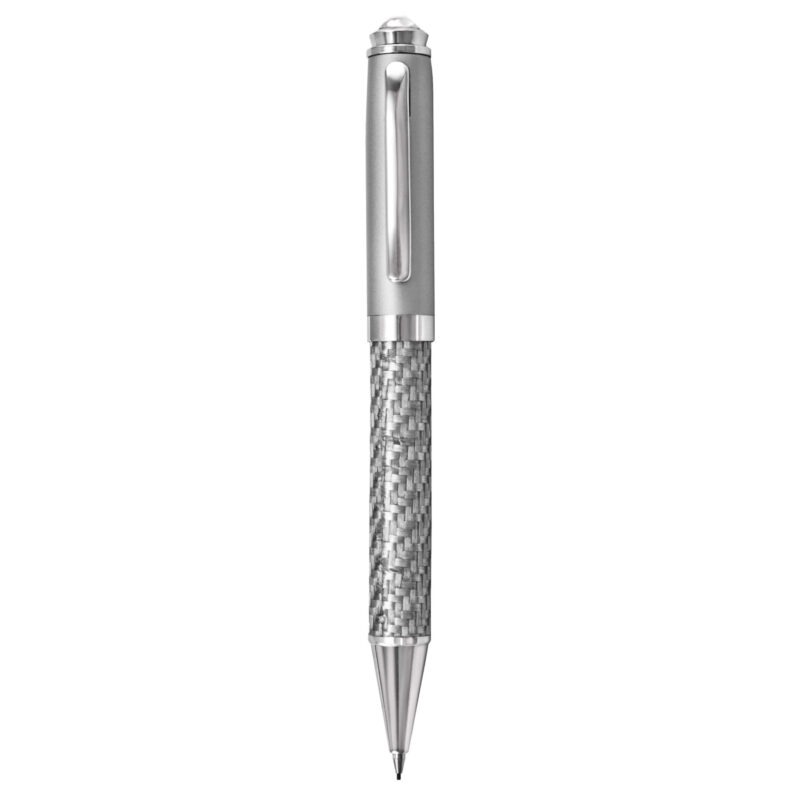 Silver Carbon Fibre Pencil Silver Carbon Fibre Pencil