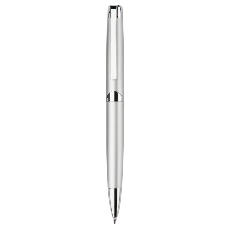 Berlin Series - Twist Action Metal Ballpoint Pen - Silver